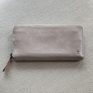 FRYE Melissa Zip Around Leather Wallet